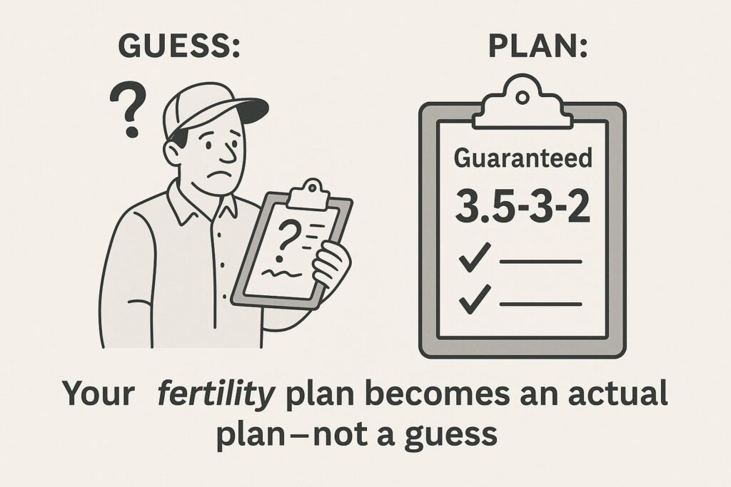 Difference between having a manure plan Vs a guess