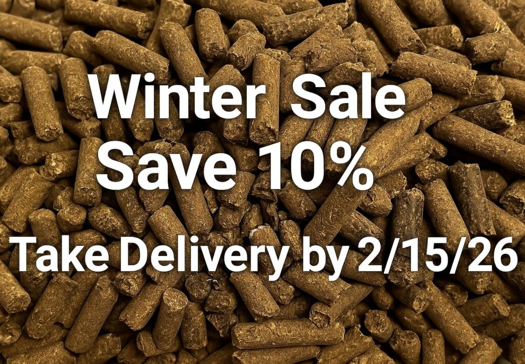 Winter Pellet Sale - Save 10% - Take Delivery by 2/15/25